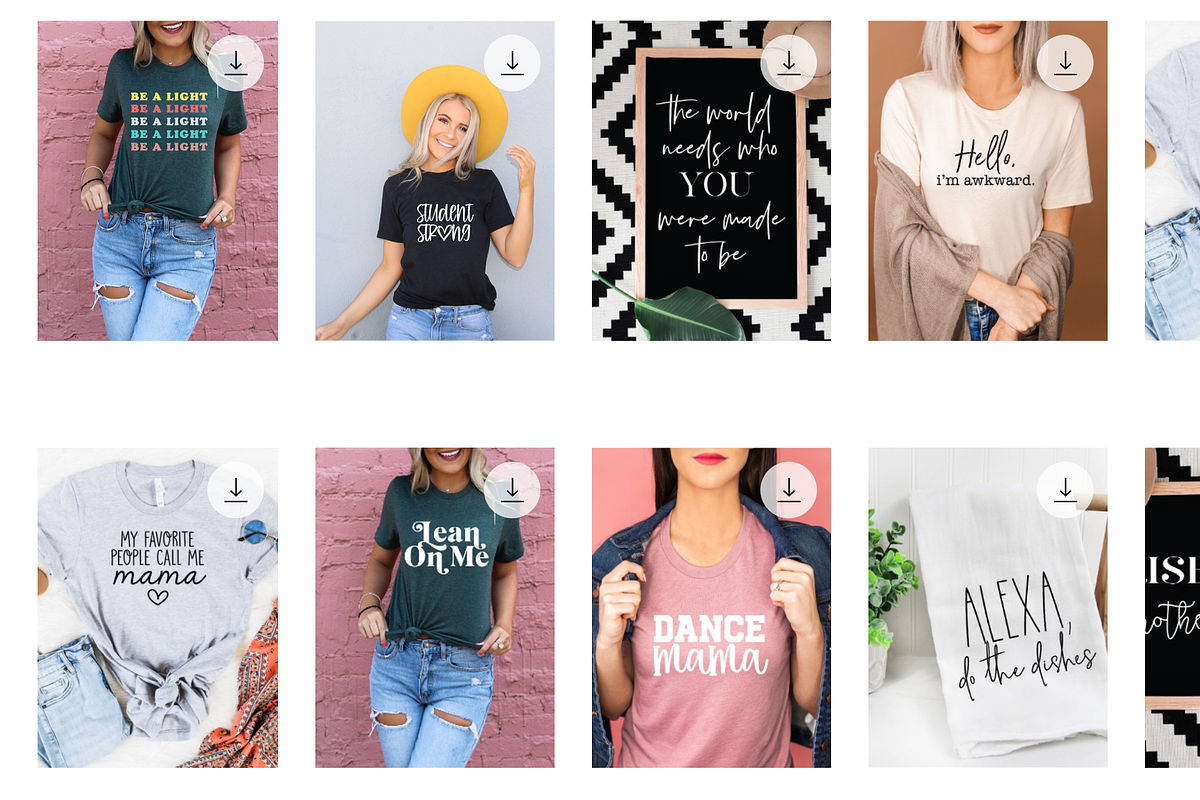 300+ SVG Design Bundle, a Shirt Mockup by RubyandCeci (Photo 4 of 5)