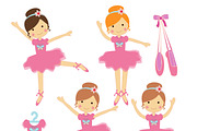 Ballerina illustration // 50%off, an Illustration by artinspirestudio (Thumbnail 4 of 4)