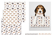Dogs Alphabet, clipart & patterns, an Animal Illustration by Visual Animal (Thumbnail 6 of 8)
