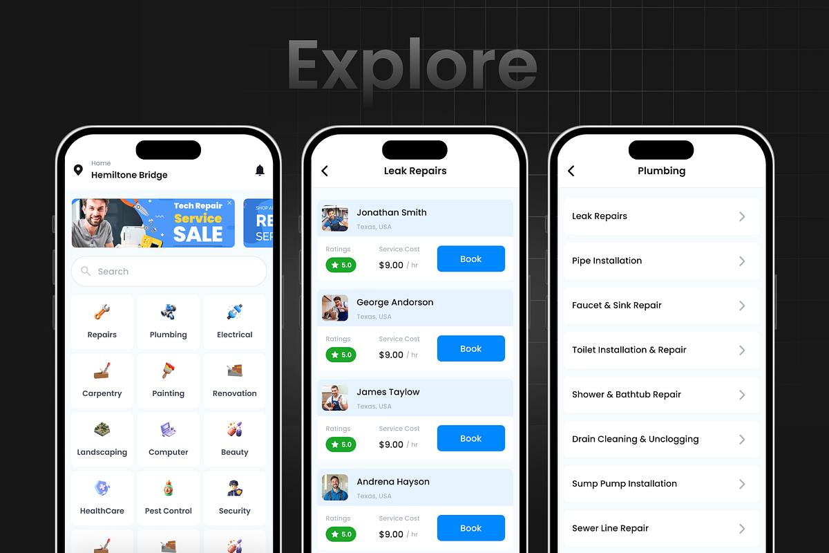 Service Booking App | Qservice preview 8