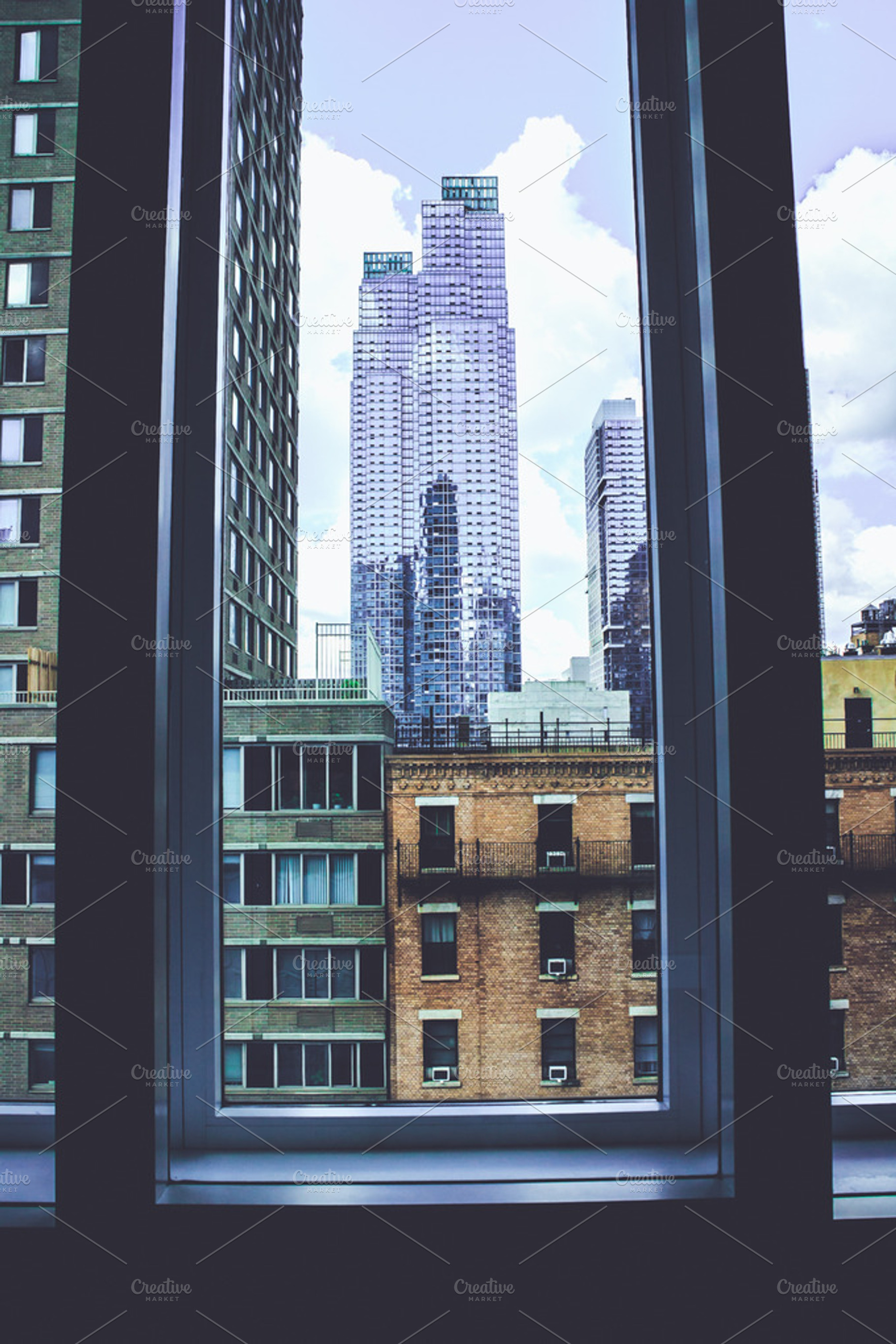 C i t y w i n d o w featuring building, city, and ny, an Architecture Photo by MARCONOISEY