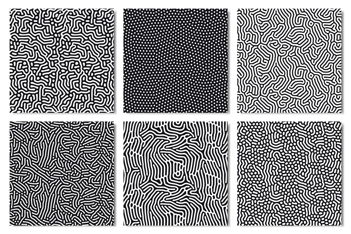 28 Organic Seamless Patterns Set, a Pattern Graphic by Krolja (Photo 7 of 8)