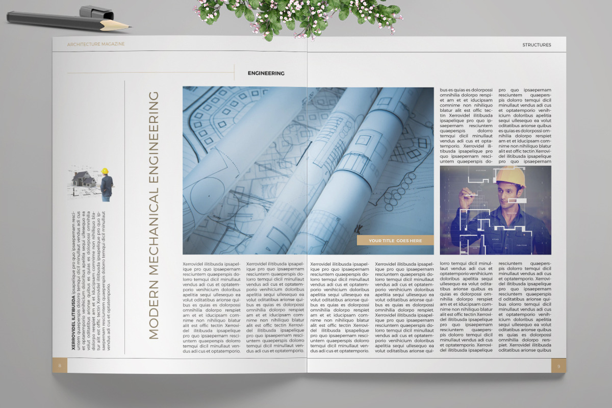 Structures - Architecture magazine, a Magazine Template by Boris Cupac (Photo 5 of 10)