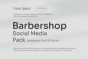 Barbershop - Social Media Pack, a Social Media Template by Nusa Space (Thumbnail 2 of 7)