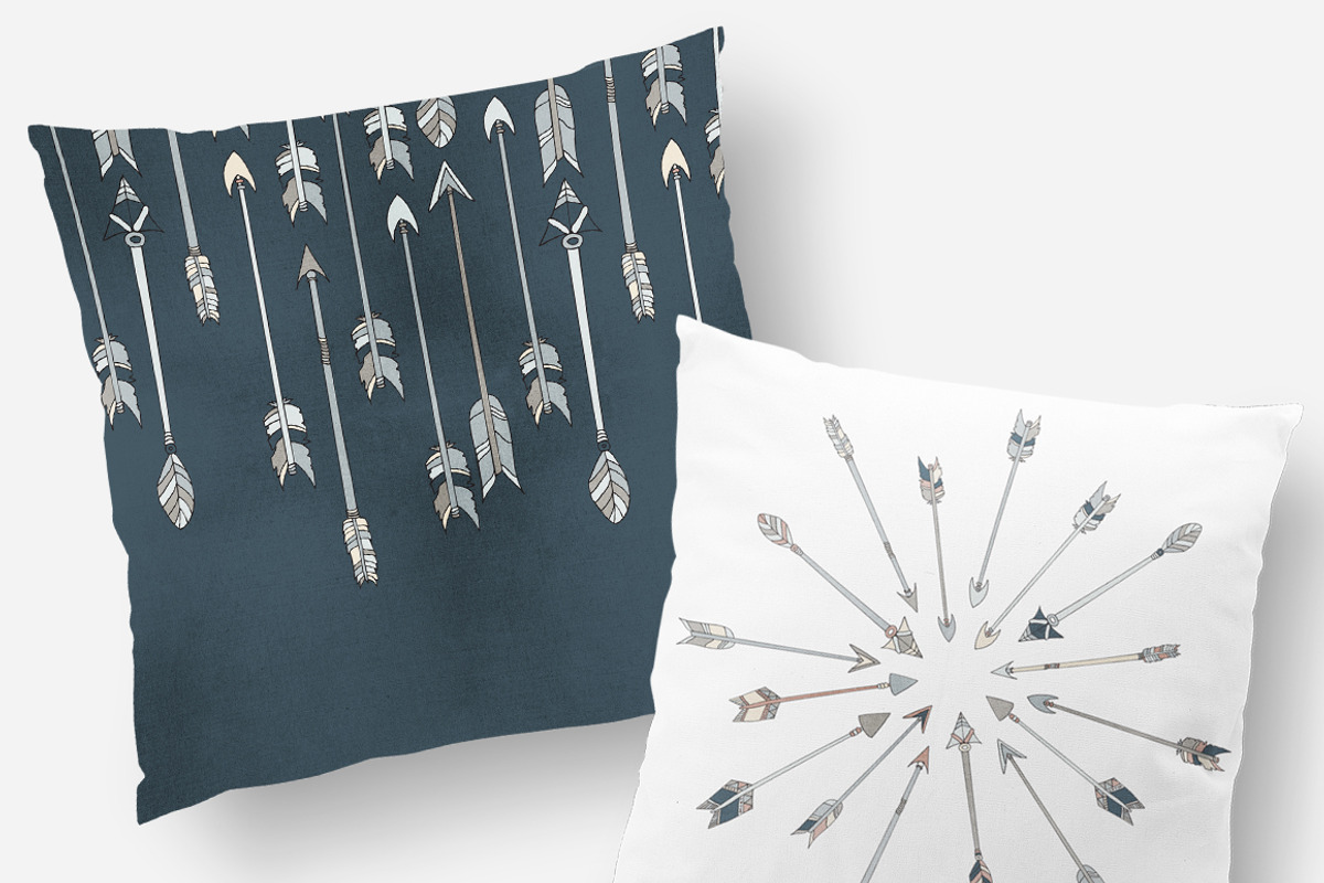 Hand Illustrated Tribal Arrows, an Illustration by Jodi Van der Kruik (Photo 5 of 5)