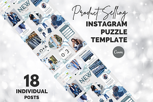 Product Instagram Puzzle Template