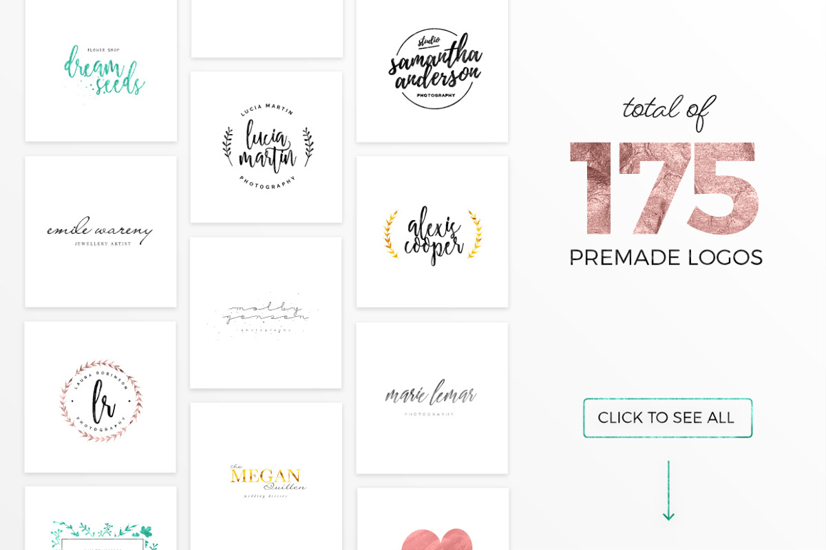 The Humongous Girlpreneurs Logo Pack, a Branding & Logo Template by Mats-Peter Forss (Photo 8 of 14)