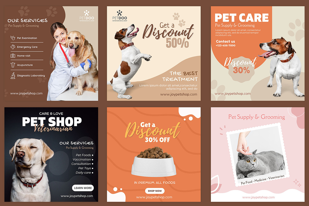 Canva instagram Pets Template, a Social Media Template by illycreative (Photo 5 of 6)