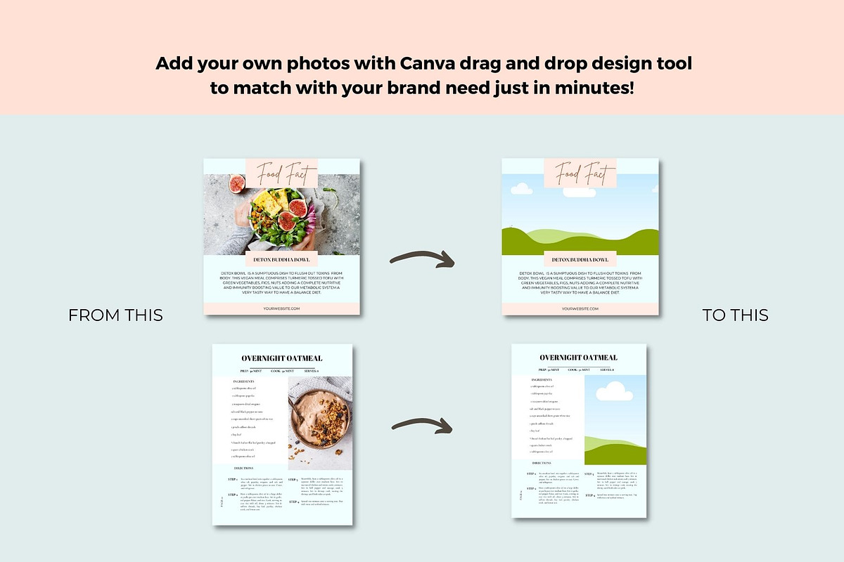Food Instagram Template Bundle, a Social Media Template by Deepa Template Studio (Photo 16 of 17)