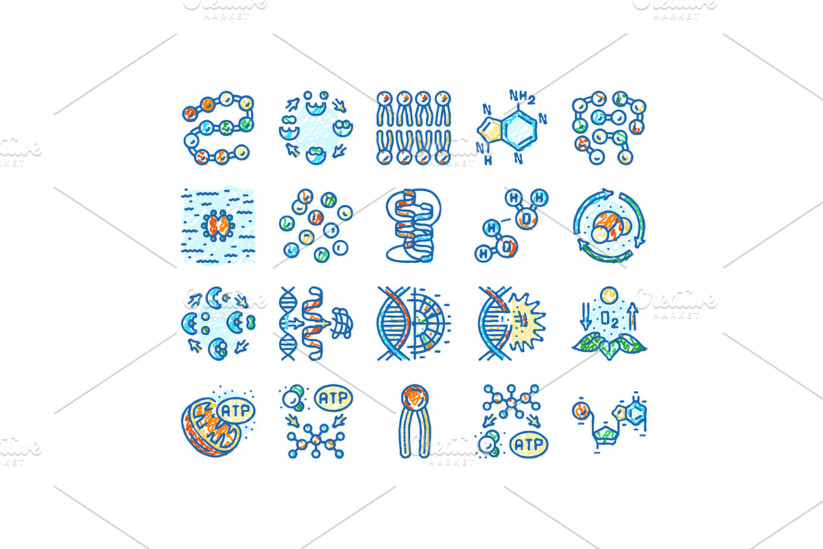 biotechnology chemistry science, an Object Illustration by pikepicture