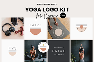 Canva Brand Kit | Yoga Studio Logo, a Branding & Logo Template by Erin Cassidy