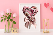 Valentine Day Clipart Girly Clipart, an Illustration by Canvas Craft (Thumbnail 5 of 6)