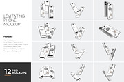 Levitating Phone Mockup, an iPhone Mockup by Rizky Audymas (Thumbnail 1 of 4)