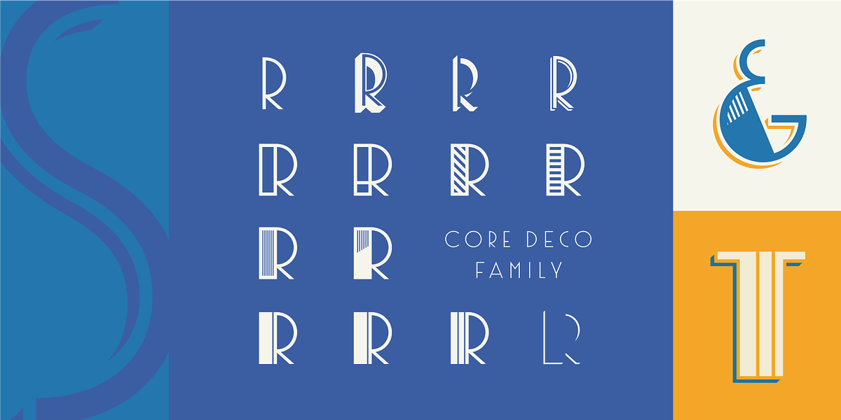 Core Deco, a Sans Serif Font by S-Core (Photo 2 of 4)