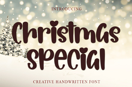 Christmas Special - Handwriting Font, a Handwritten Font by InermediaSTUDIO