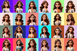 125 Animoji Avatars - Disney Princes