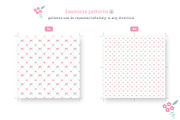 Cottagecore Floral Seamless Patterns, a Pattern Graphic by jessicamdesign (Thumbnail 5 of 6)