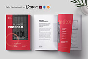 Business Proposal Template, Brochure, a Brochure Template by Niofix (Thumbnail 1 of 6)