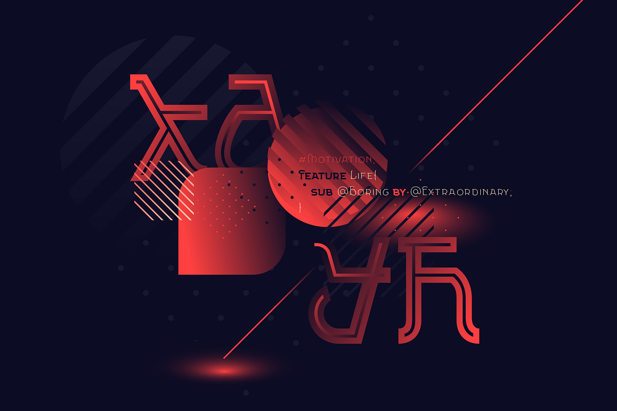 Exa Metline font preview 4