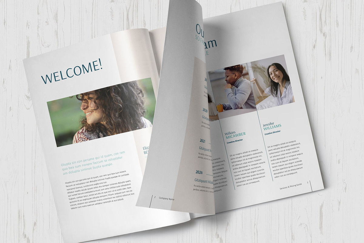 Services & Pricing Guide Template, a Brochure Template by Sabin (Photo 2 of 7)