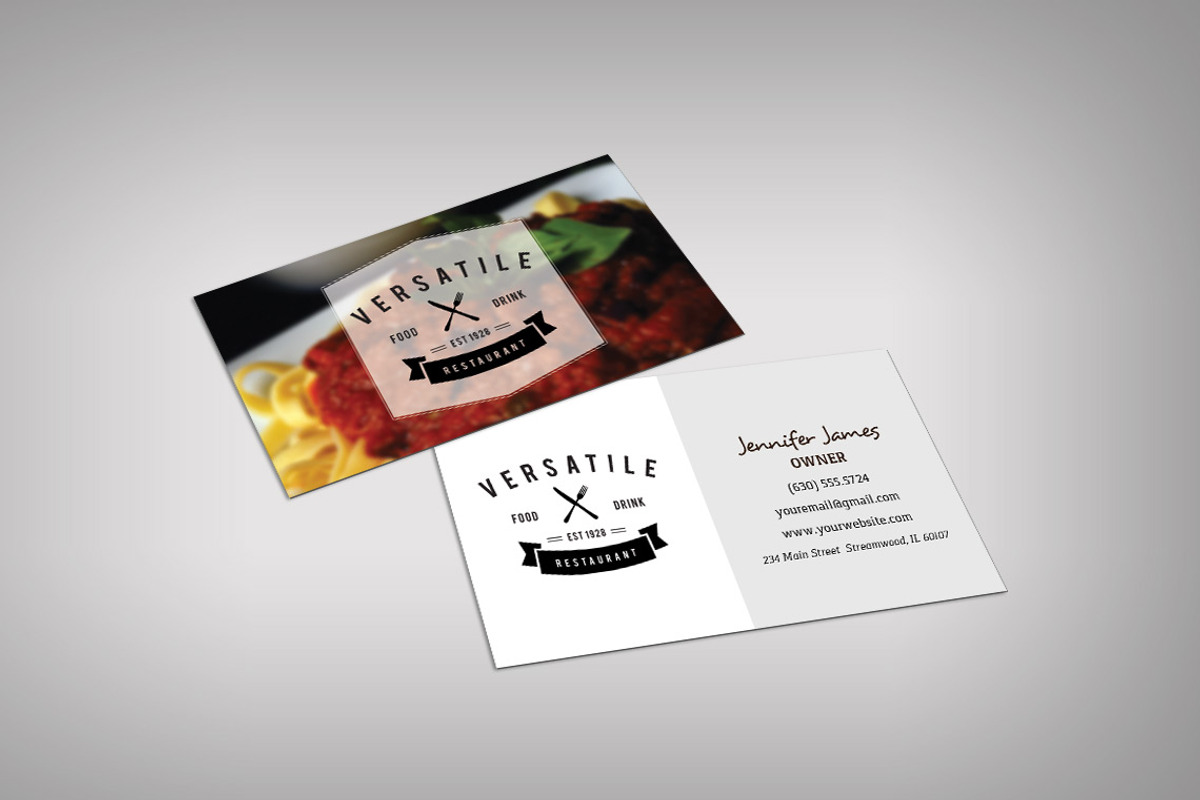 Modern Restaurant Menu (Versatile), a Brochure Template by Nathan Knight Design (Photo 4 of 4)