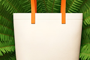 Eco-Friendly Beige Tote Bag Mockup, a Beauty & Fashion Photo by Stock Shape