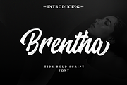 Brentha Tidy Script, a Script Font by Kotivoro (Thumbnail 2 of 8)