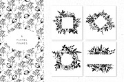 Ink floral collection. Floral ABC, an Illustration by Vera●Suleimanova (Thumbnail 7 of 19)