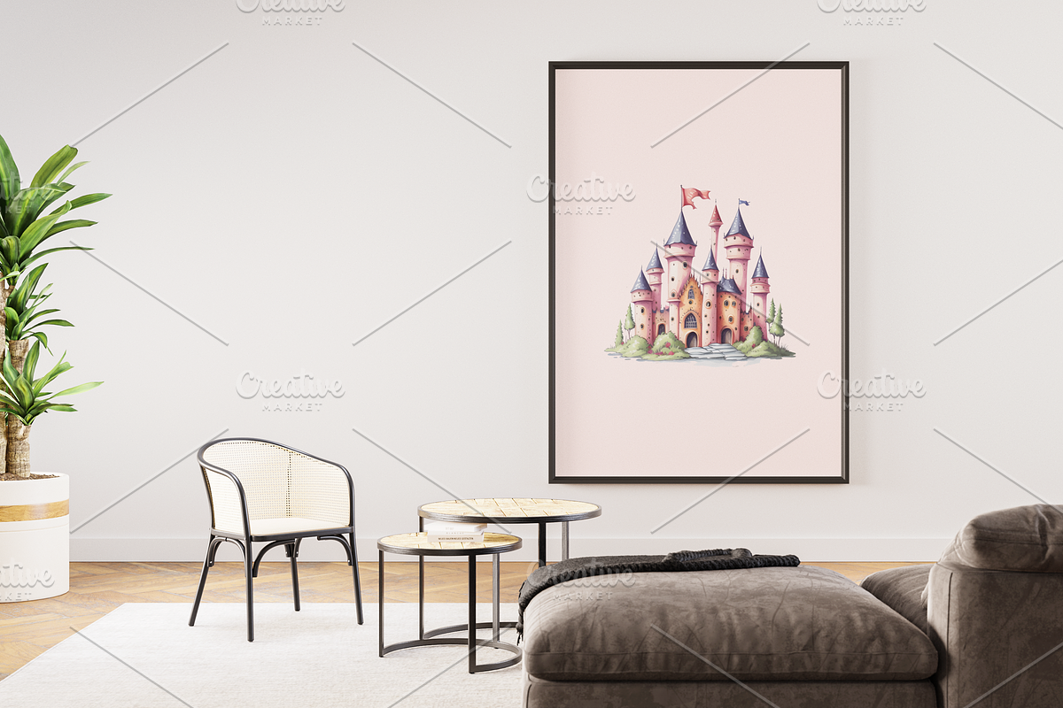 Fantasy Castle PNG Clipart, a Decorative Illustration by jvxvxnism (Photo 6 of 6)