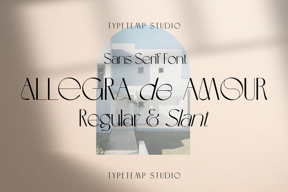 Allegra de Amour - Display, a Sans Serif Font by Typetemp Studio (Photo 22 of 22)