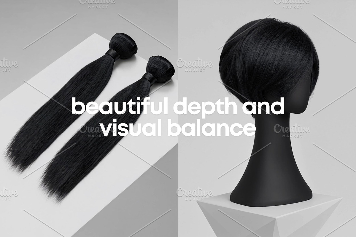 Black Hair Wig Stock Photos, a Beauty & Fashion Photo by Selenique Studio (Photo 4 of 11)