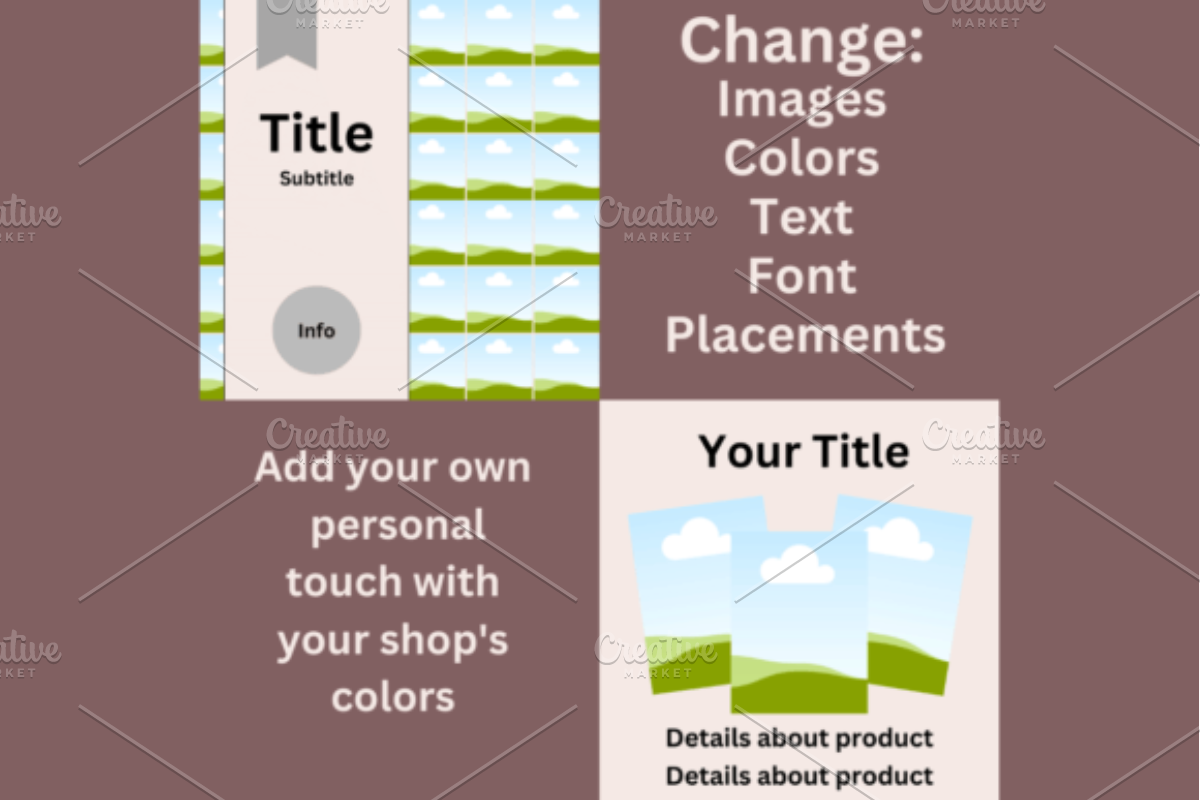 Creativefabrica Listing Canva Templa, a Marketing Template by Design Station (Photo 2 of 5)