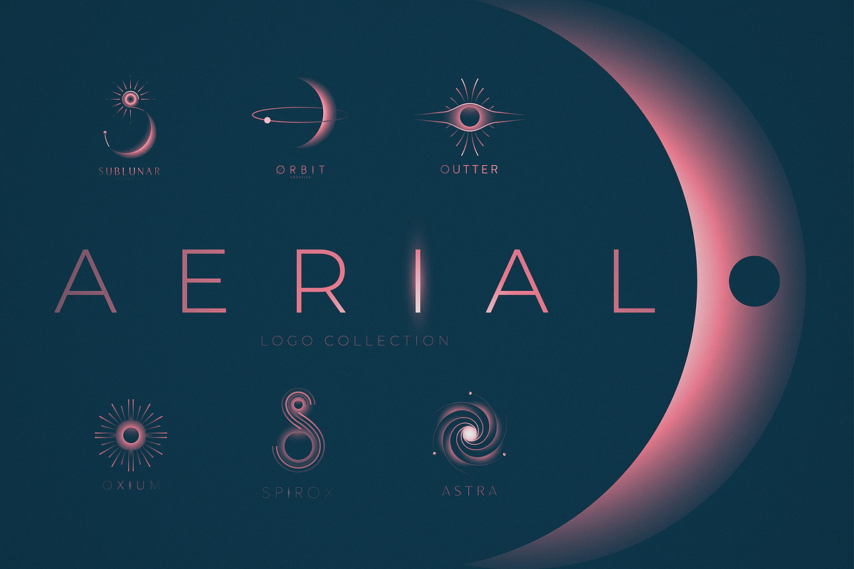 AERIAL Logo Collection, a Branding & Logo Template by Michael Rayback Design (Photo 1 of 20)