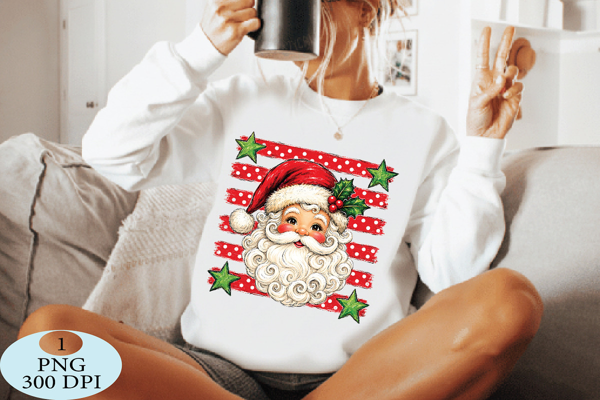 Cute Santa Face PNG, a Seasonal Illustration by Daily.Designs (Photo 4 of 5)