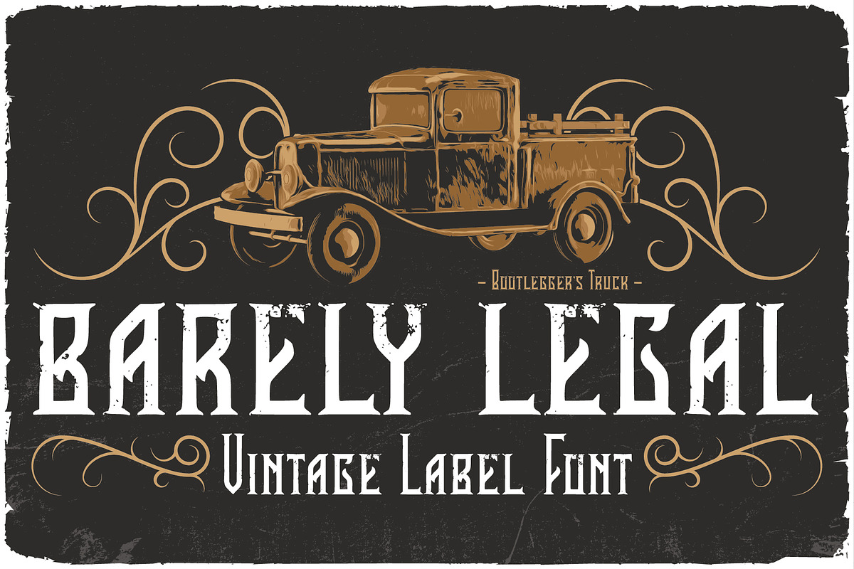 Barely Legal, a Font by VozzyStock (Photo 3 of 8)