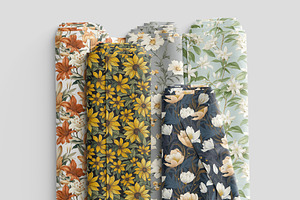 Fabric Rolls Mockup Fabric Mockup