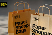 Paper Shopping Bag Mockup PSD, a Packaging Mockup by Elite Mockups (Thumbnail 2 of 2)