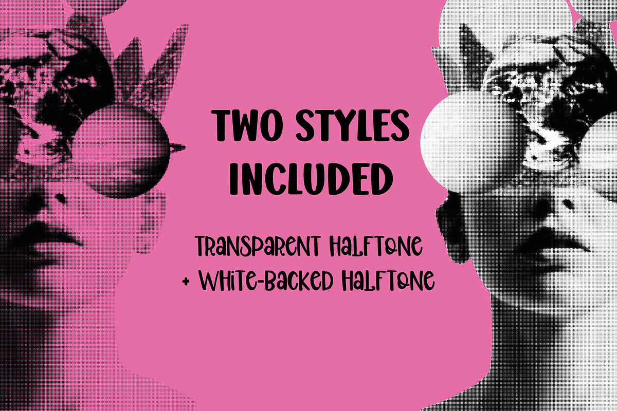 Halftone Collage Elements: Oddities, an Object Graphic by Le.nart (Photo 4 of 8)