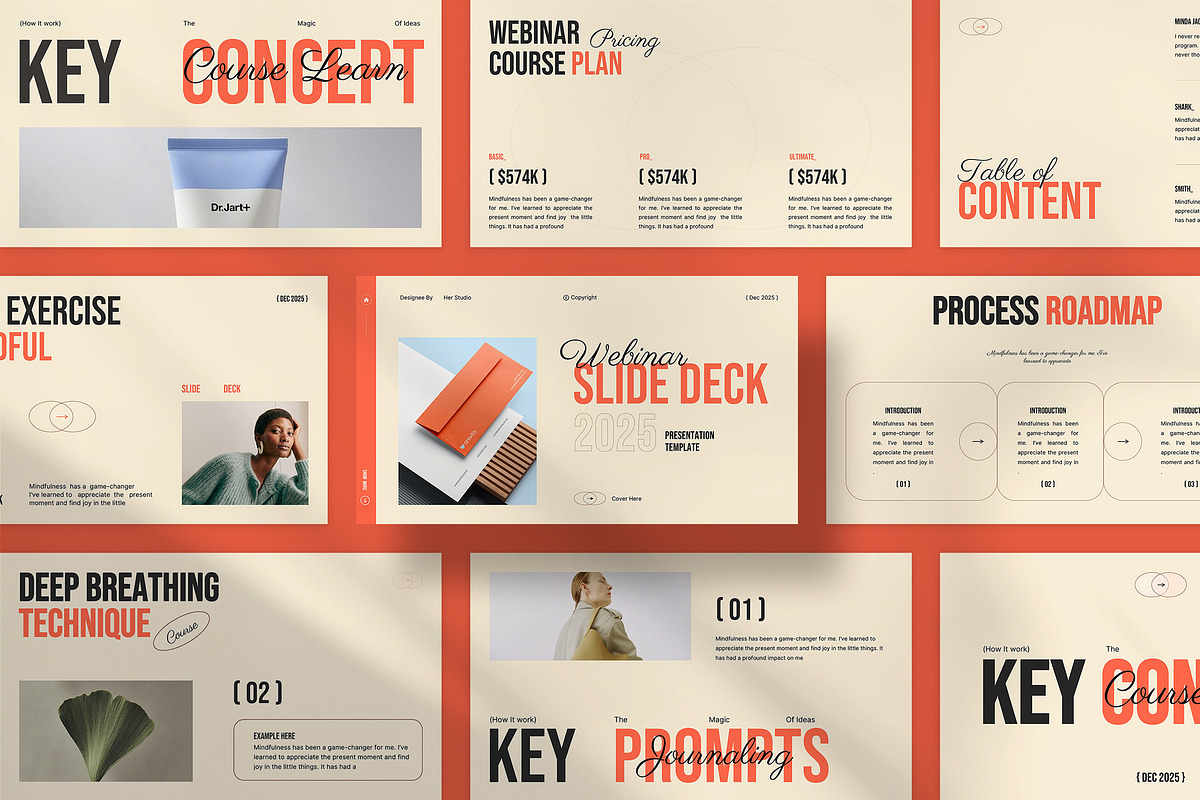 Webinar Slide Deck Presentation, a Presentation Template by KreateTribe (Photo 5 of 5)