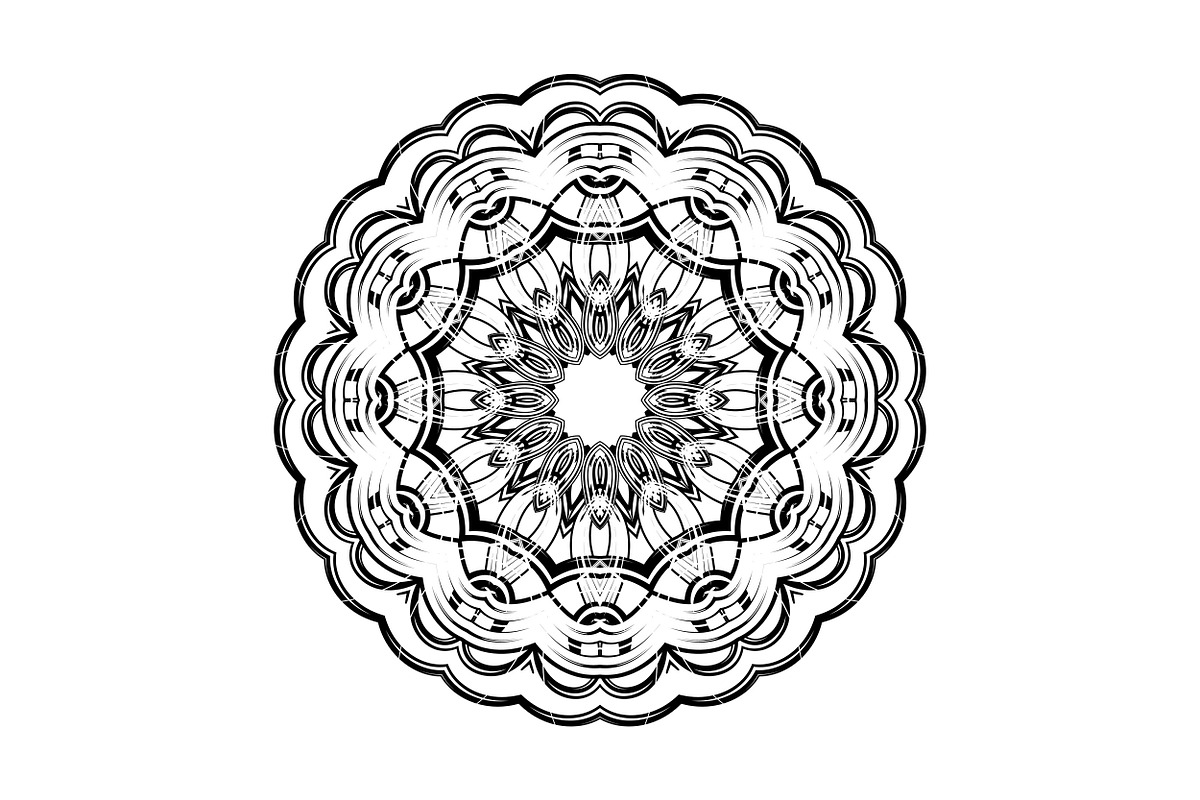 Decorative Mandala Digital Art Pack, a Decorative Illustration by NJ Himel (Photo 44 of 101)