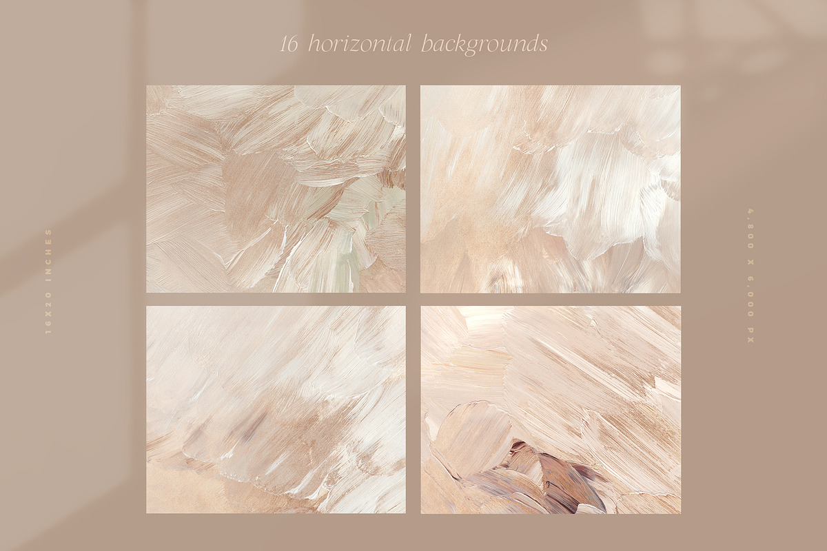 Neutral & Gold Abstract Backgrounds, a Texture Graphic by Basia Stryjecka (Photo 16 of 17)