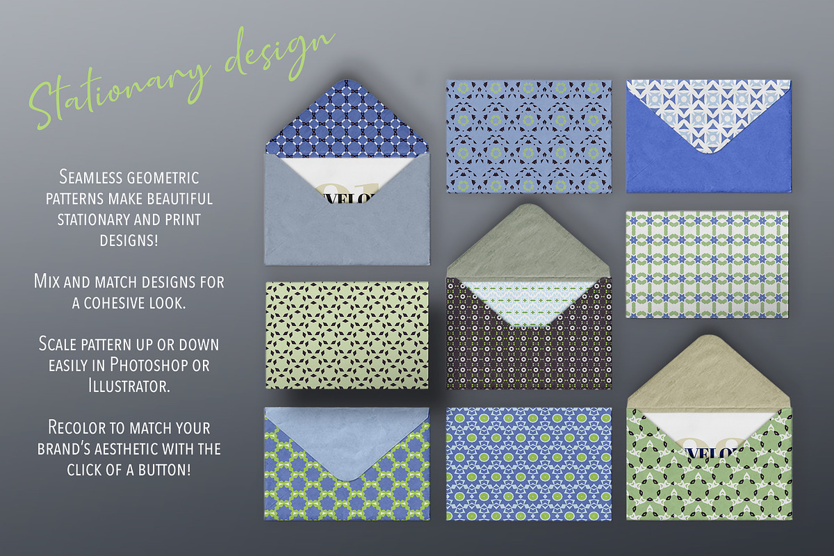 24 Cosmic Iris Geometric Patterns, a Pattern Graphic by Jennadesigns (Photo 10 of 16)