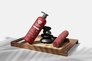 Shampoo Bottle Mockup Set, a Packaging Mockup by bimockup (Thumbnail 4 of 6)
