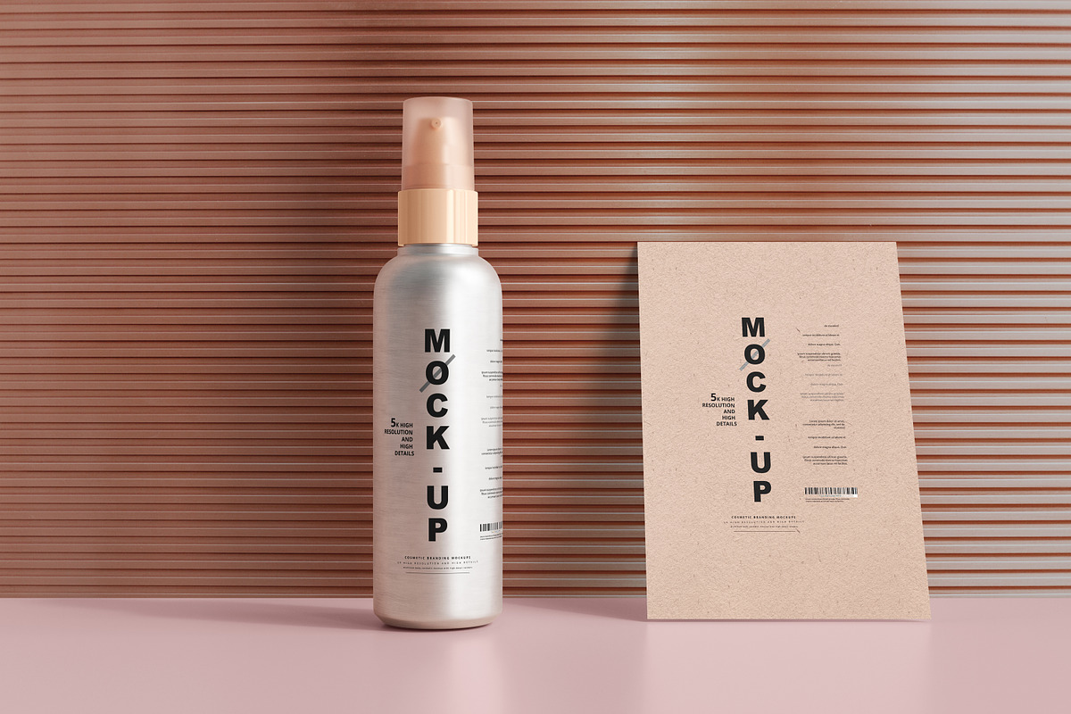 Aluminum Spray Bottle Mockup, a Cups & Container Mockup by pmvch (Photo 21 of 26)