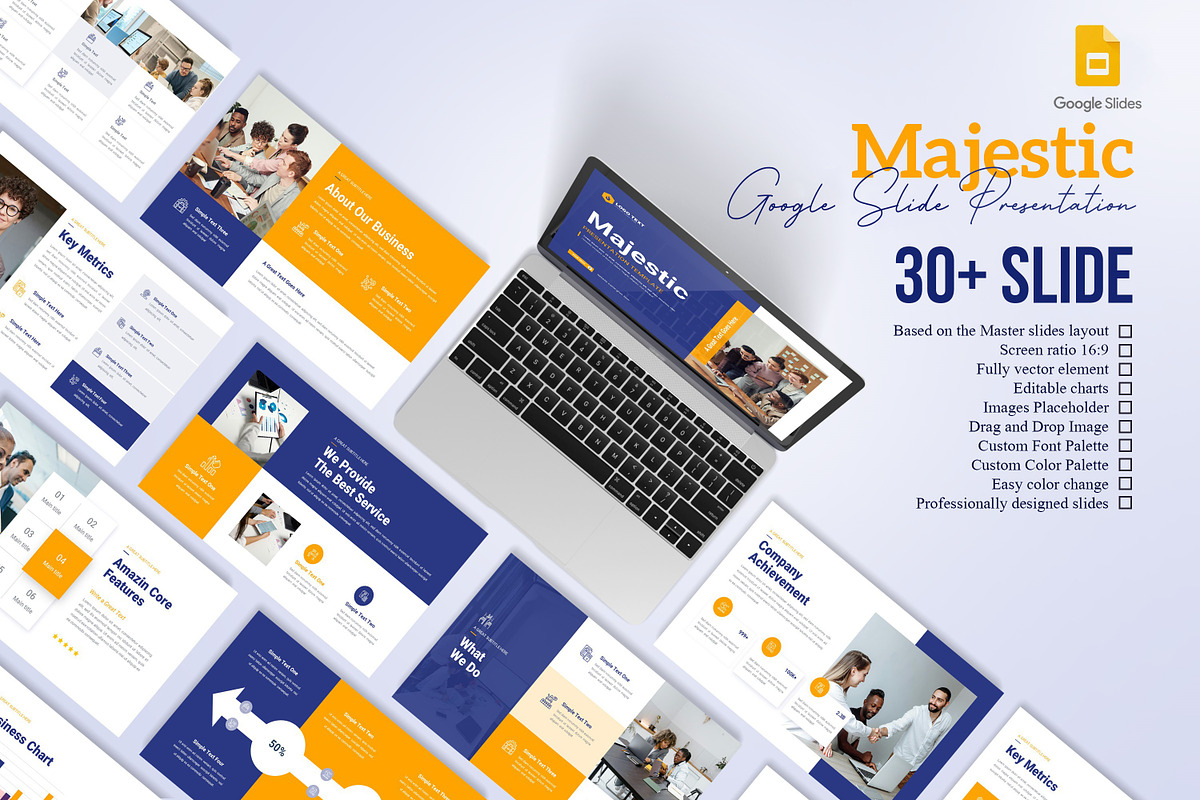 Majestic Google Slides Presentation, a Presentation Template by zahidhossainalif (Photo 1 of 9)