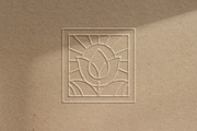 Embossed Paper Logo Mockup, a Mockup by Design Squad (Thumbnail 2 of 5)