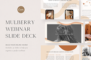 Mulberry Webinar Slide Deck, a Presentation Template by Ralony (Thumbnail 1 of 15)