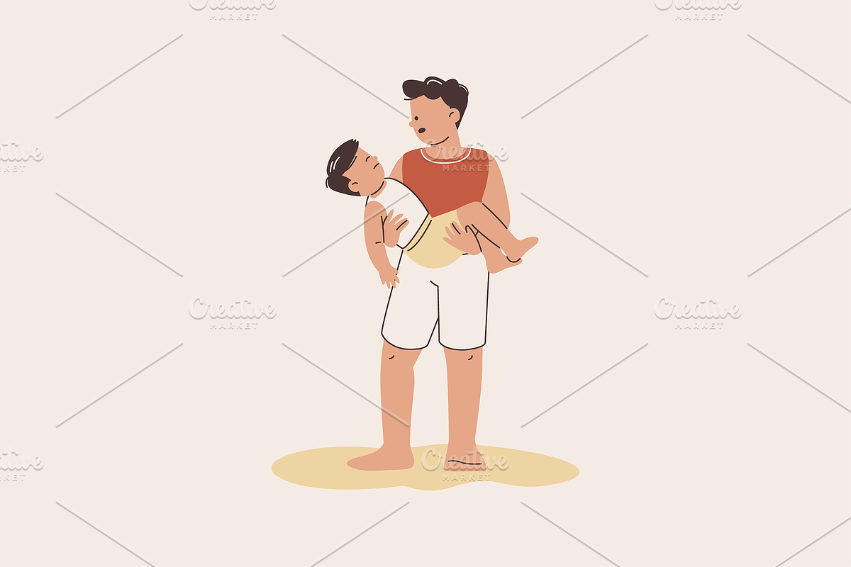 Lifeguard Beach Illustration, an Object Graphic by Jump Studio (Photo 10 of 16)
