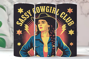 Sassy Cowgirl Club 20oz Tumbler