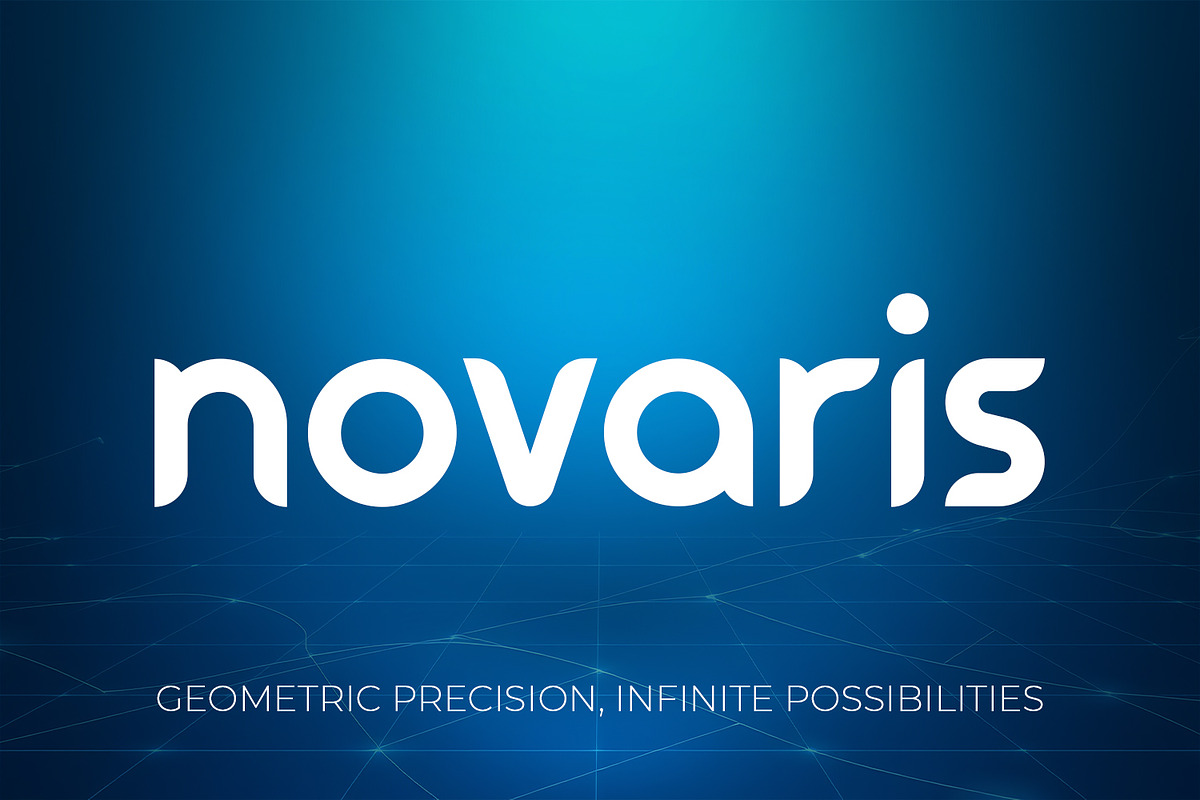 Novaris - Luxury Geometric Nature, a Sans Serif Font by OWPictures (Photo 1 of 10)
